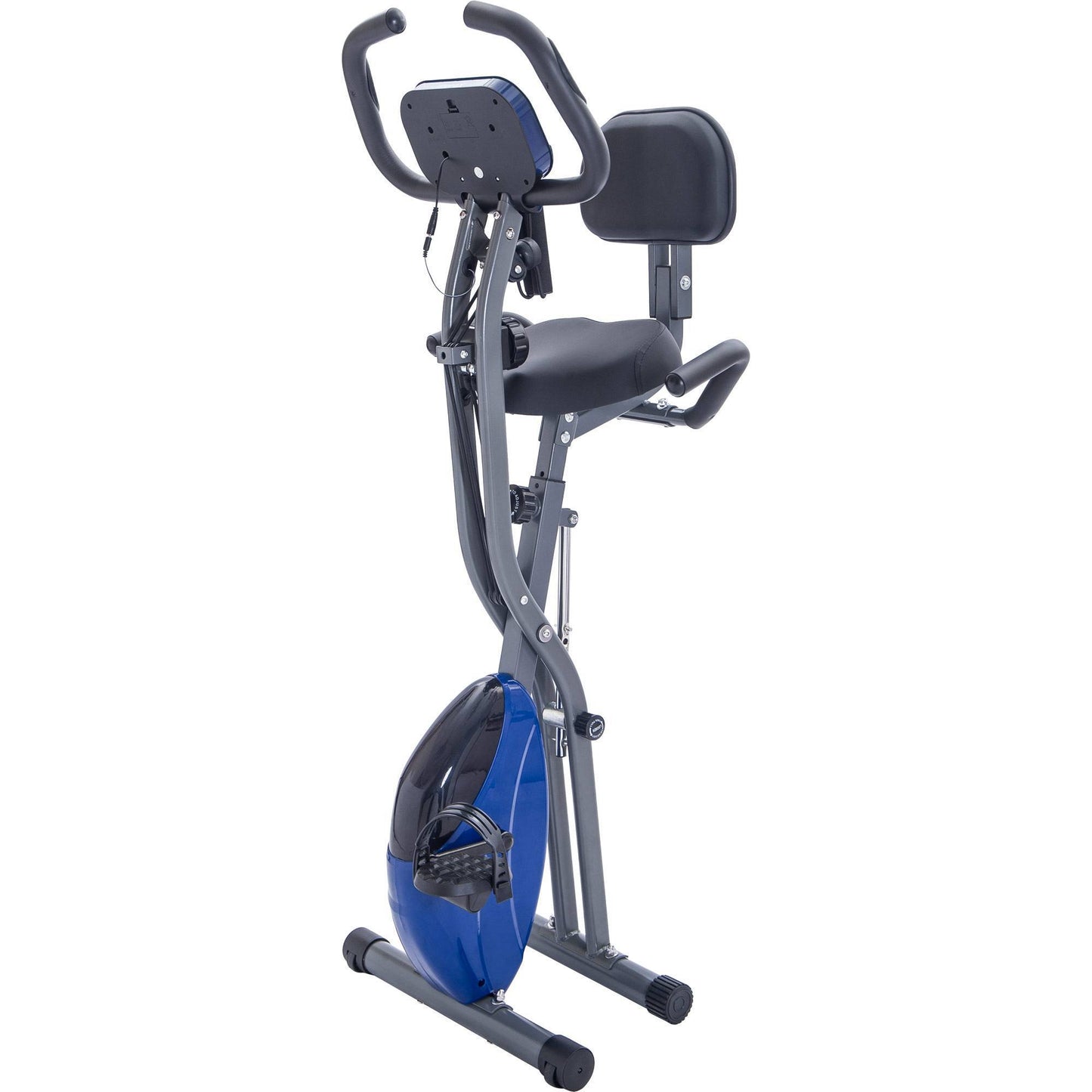 Folding Exercise Bike Fitness Upright  Recumbent X-Bike Adjustable Resistance