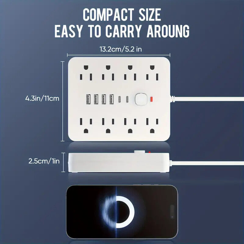 American Standard 14-in-1 Multi-functional Power Strip Household