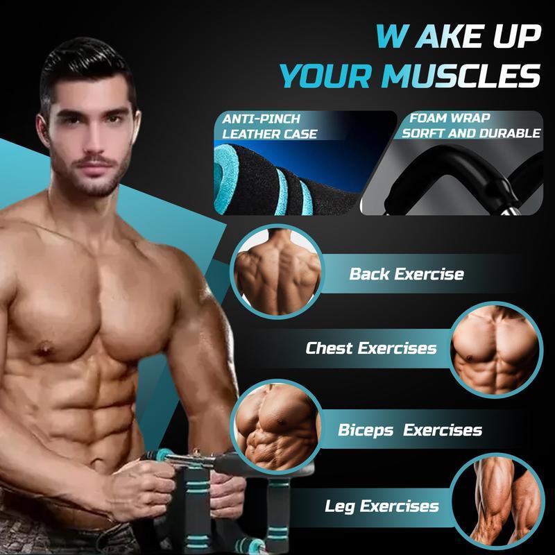 Twist Bar Arm Trainer, Adjustable Resistance From 90 To 120 Lbs, Suitable For Home And Gym Use, For Arm, Chest, And Shoulder Training