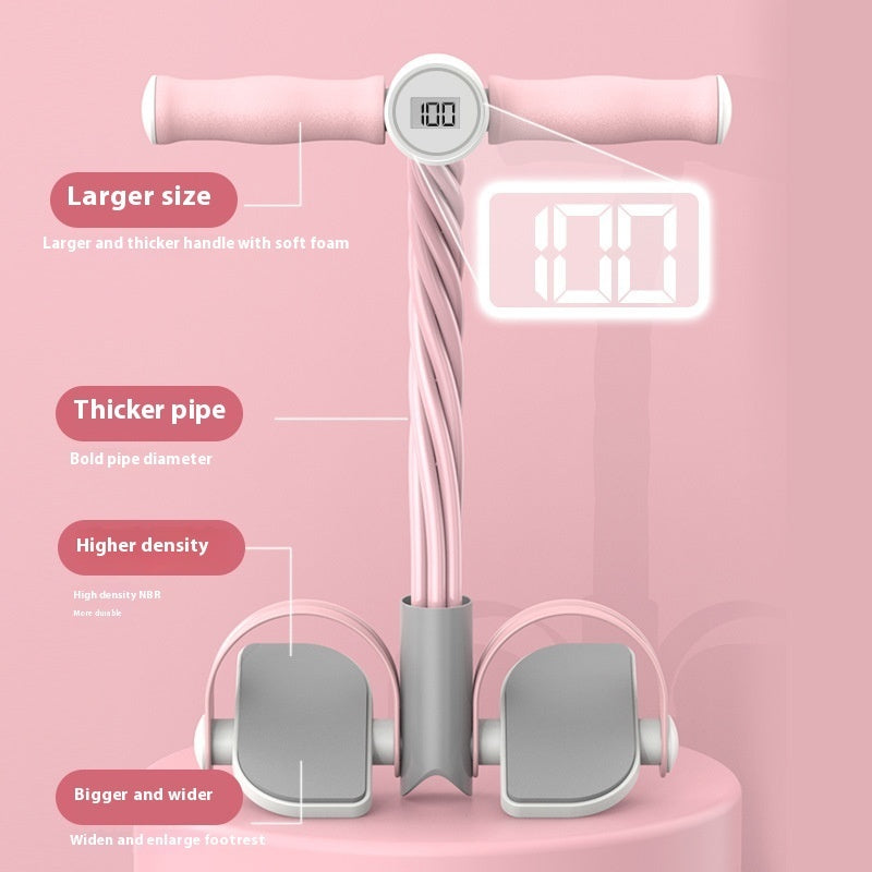 Portable Smart Foot Pedal Fitness Pull Exerciser