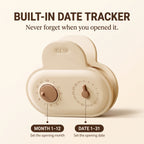 Reusable Freshness Date Clips – 5 Pack Food Bag Sealing Clips with Month & Date Tracker