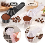 Coffee Scoop with Funnel for Ground Coffee & Protein Powder – 2 Tbsp