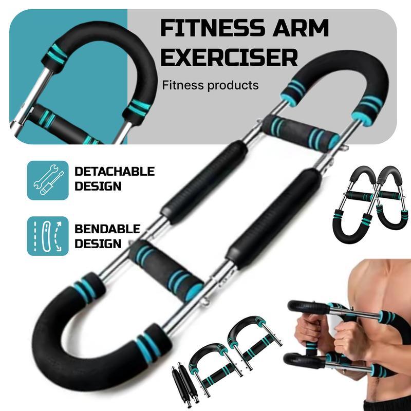 Twist Bar Arm Trainer, Adjustable Resistance From 90 To 120 Lbs, Suitable For Home And Gym Use, For Arm, Chest, And Shoulder Training